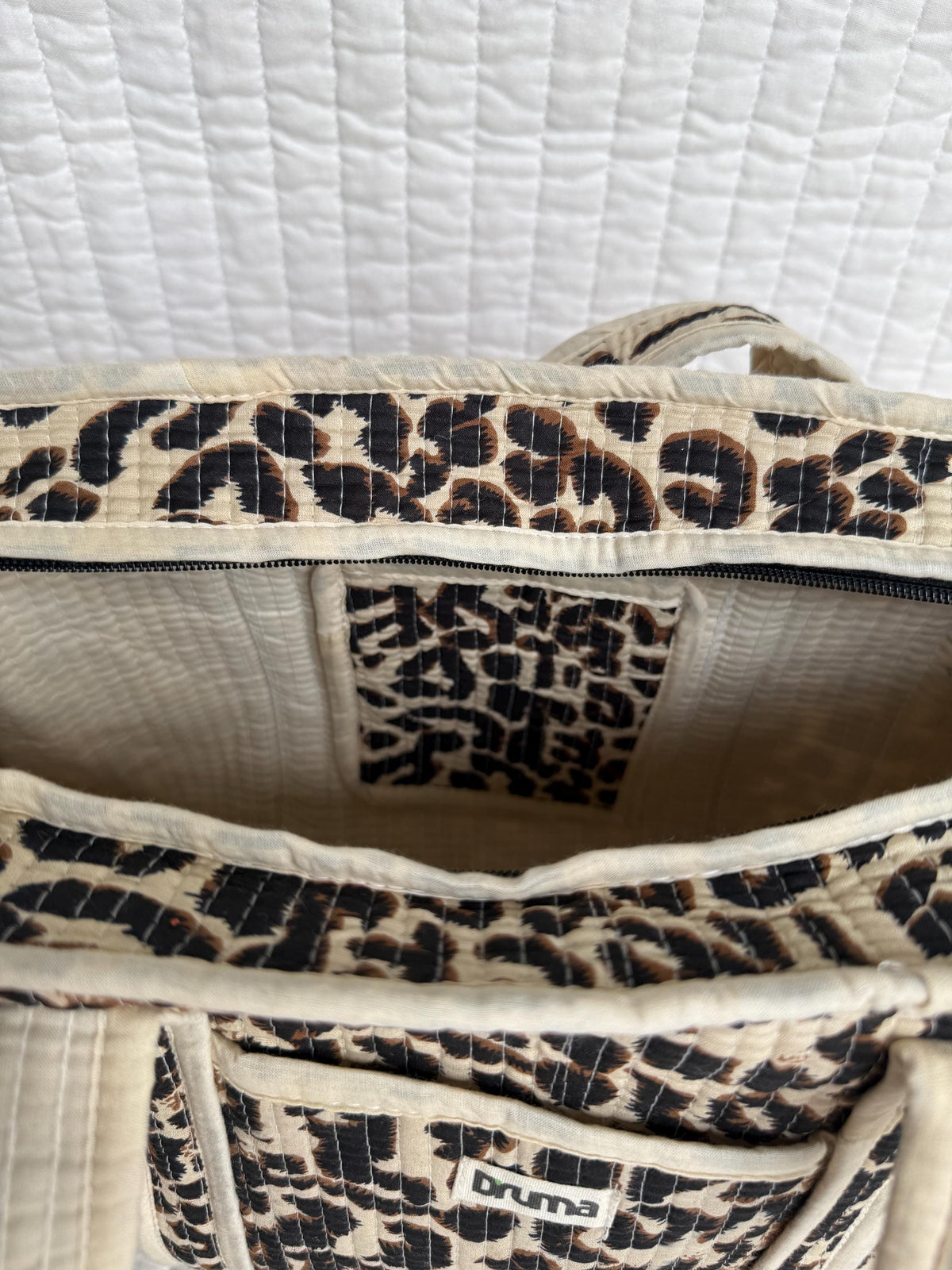 Leopard Print Yoga Bag and Mini Tote Set, Gift for Yoga lover