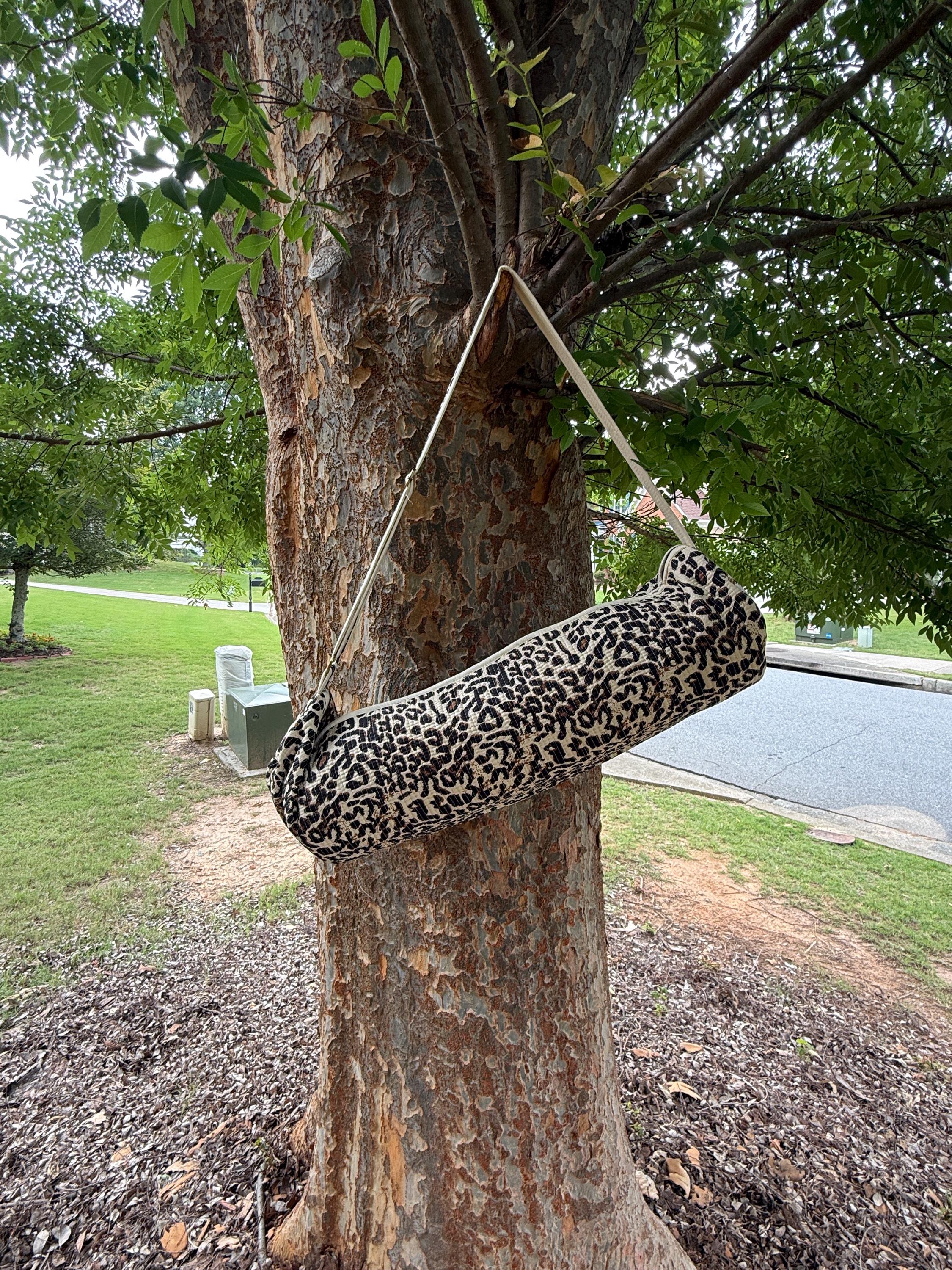 Quilted Leopard Yoga Bag | Handcrafted Cotton Mat Carrier | Pilates Bag | Personalized Gift Option