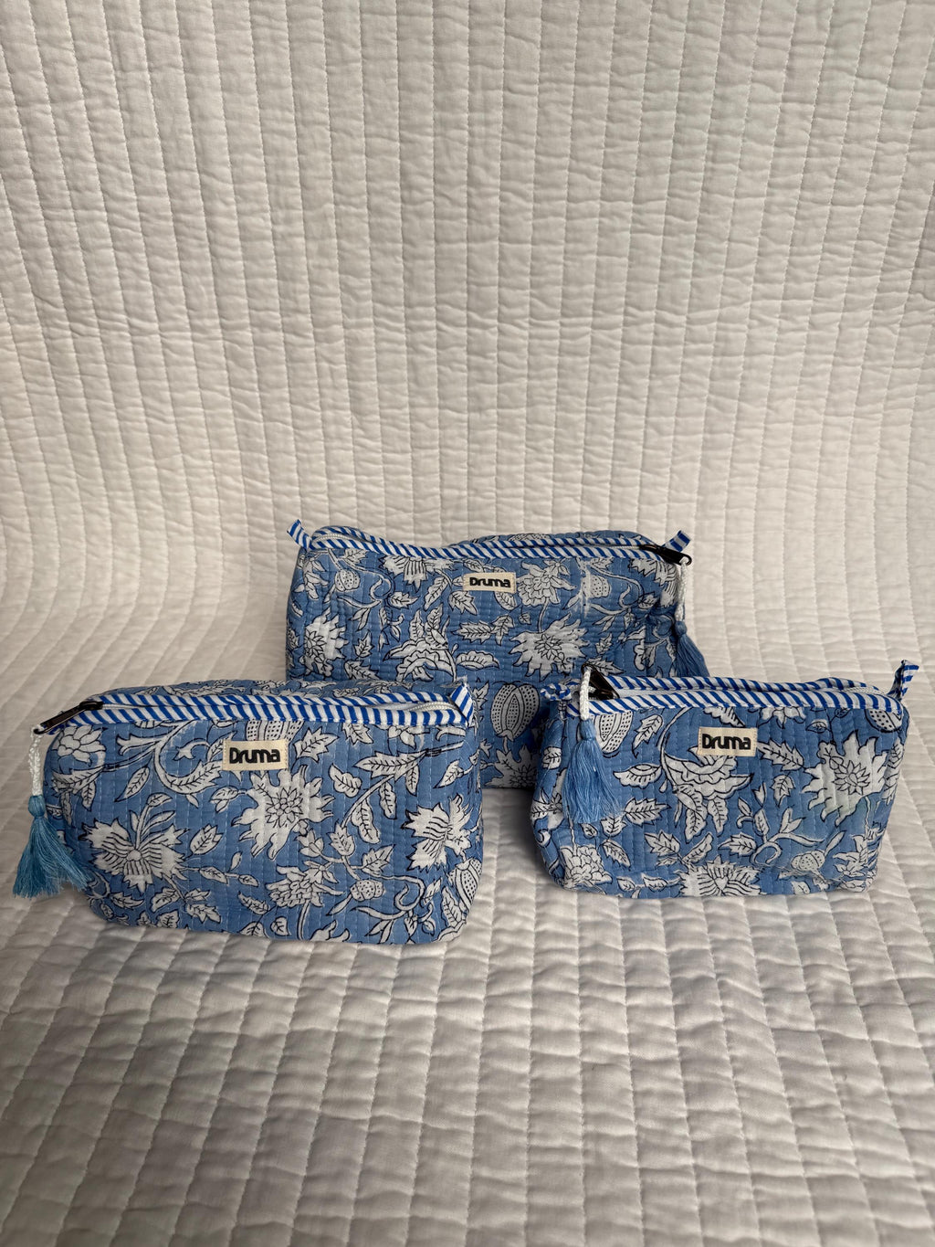 Handblock Printed Travel Pouches