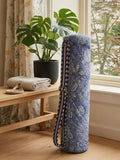 Quilted Cotton Sky Blue Mahjong  Mat Bag